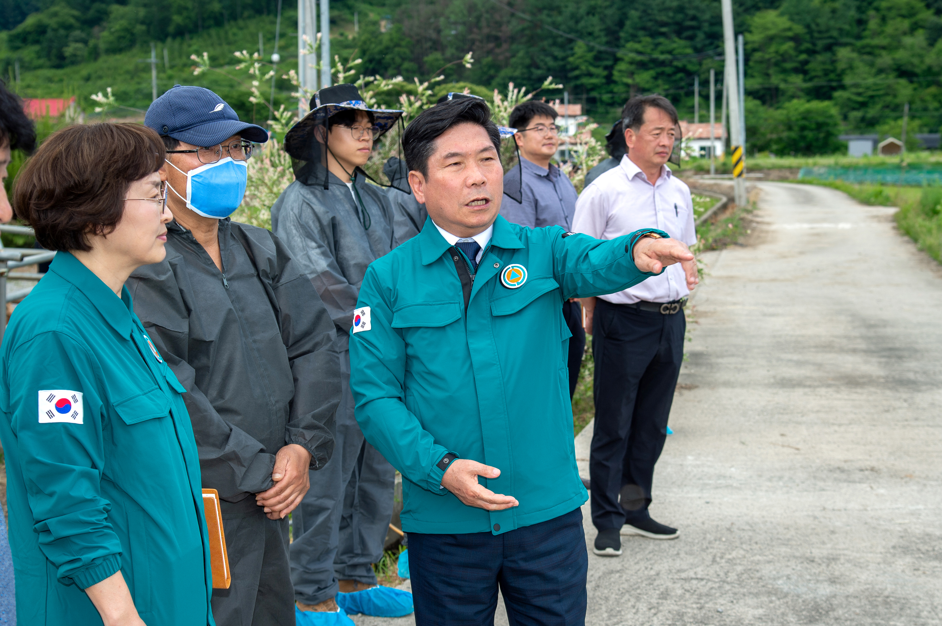 과수화상병 피해 농가 현장 확인 이미지 5