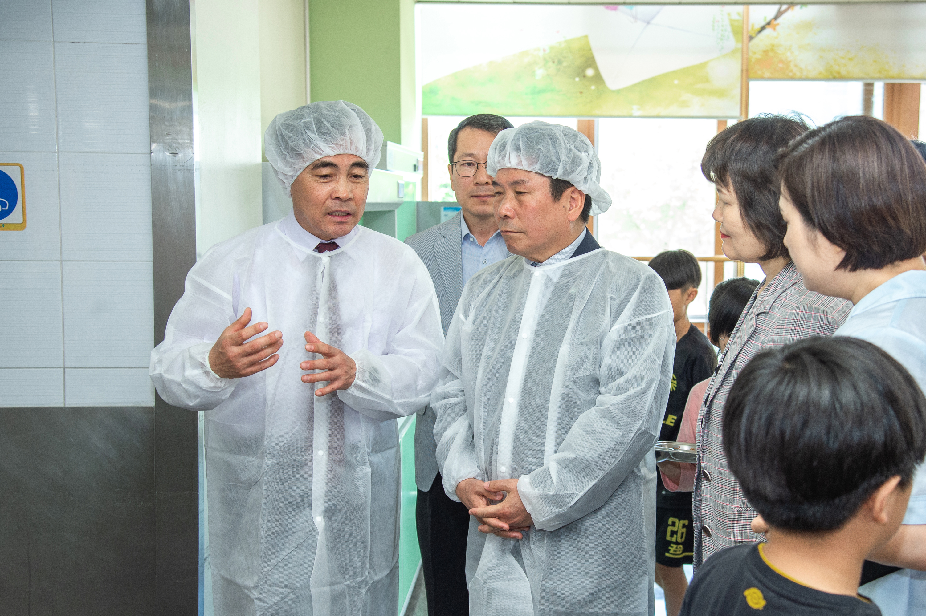 동명초등학교 학교급식 현장 방문