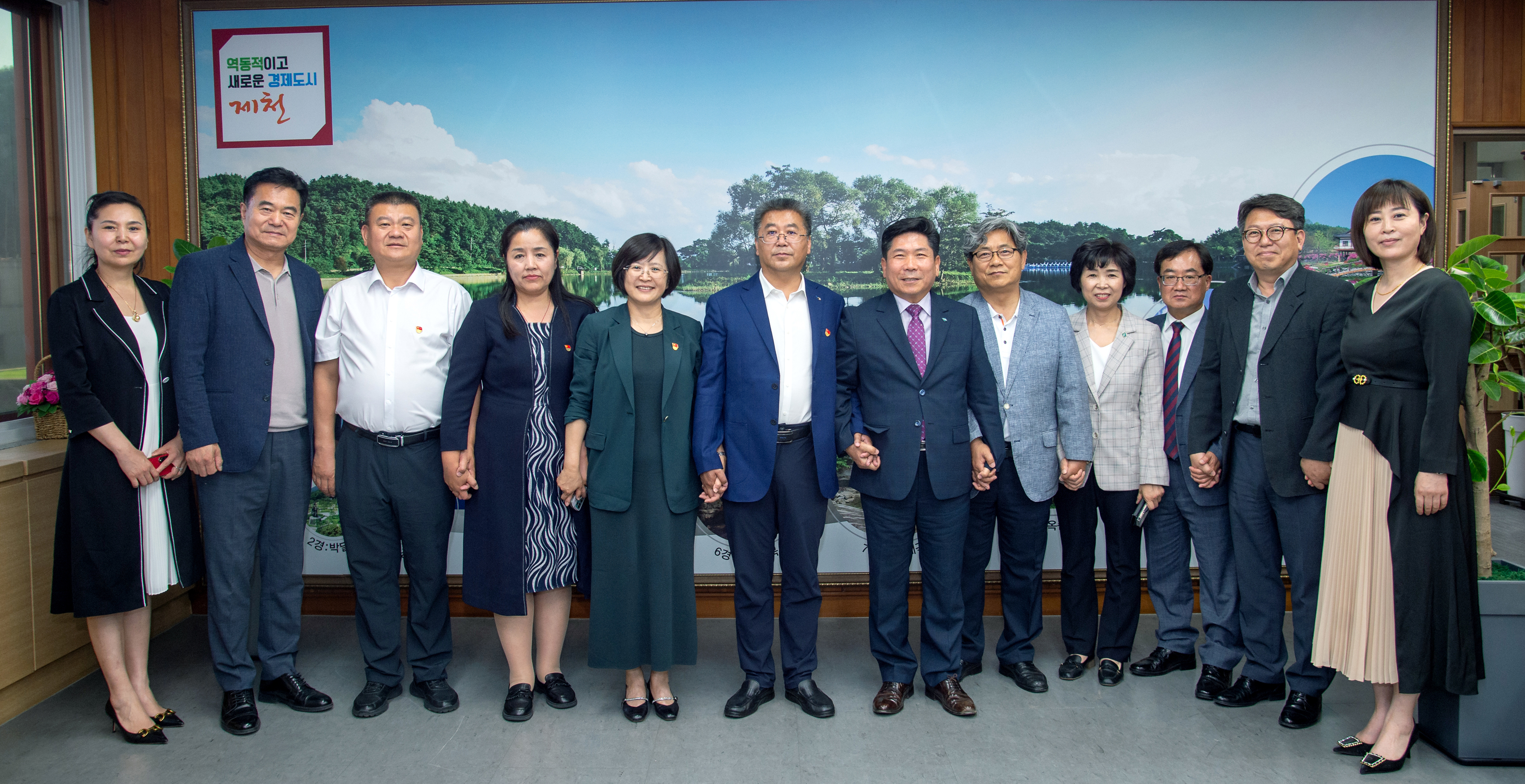 국외행정협력도시 중국 닝안시 부시장 방문 이미지